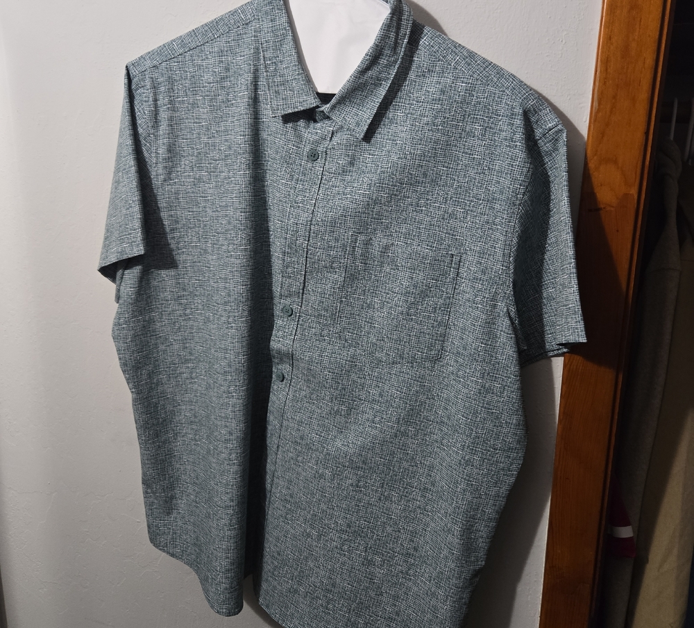 Men's Classic Gray Button Down Shirt